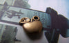 Accessories - 20 Pcs Of Antique Bronze Apple Charms 10x10mm A457