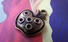 Accessories - 20 Pcs Of Antique Bronze Apple Charms 16x18mm A5241