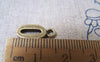 Accessories - 20 Pcs Of Antique Bronze Arabic Figure Number 0 Zero Charms 7x15mm A1765