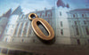 Accessories - 20 Pcs Of Antique Bronze Arabic Figure Number 0 Zero Charms 7x15mm A1765