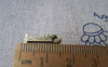 Accessories - 20 Pcs Of Antique Bronze Arabic Figure Number 1 One Charms 7x15mm A1766