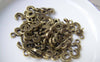 Accessories - 20 Pcs Of Antique Bronze Arabic Figure Number 3 Three Charms 7x15mm A1768