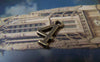 Accessories - 20 Pcs Of Antique Bronze Arabic Figure Number 4 Four Charms 7x15mm A1769