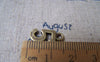 Accessories - 20 Pcs Of Antique Bronze Arabic Figure Number 5 Five Charms 7x15mm A1770