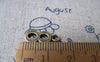 Accessories - 20 Pcs Of Antique Bronze Arabic Figure Number 8 Eight Charms 7x15mm A1773