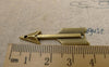 Accessories - 20 Pcs Of Antique Bronze Arrow Connector Charms 11x39mm A6243