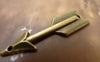 Accessories - 20 Pcs Of Antique Bronze Arrow Connector Charms 11x39mm A6243