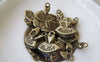 Accessories - 20 Pcs Of Antique Bronze Ballet Dress Charms 15x16mm A619