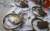 Accessories - 20 Pcs Of Antique Bronze Bird Ring Connector Charms 21mm A250