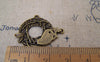 Accessories - 20 Pcs Of Antique Bronze Birds Nest Charms 22x28mm A5176