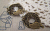 Accessories - 20 Pcs Of Antique Bronze Birds Nest Charms 22x28mm A5176