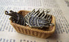 Accessories - 20 Pcs Of Antique Bronze Birthday Cake Charms 15x19mm A3427