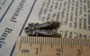 Accessories - 20 Pcs Of Antique Bronze Bow Tie Ballet Shoes Charms 12x20mm A3284