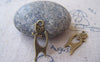 Accessories - 20 Pcs Of Antique Bronze Bow Tie Cat Charms 10x25mm A4152
