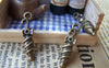 Accessories - 20 Pcs Of Antique Bronze Bow Tie Folded Umbrella Charms 5.5x24mm A1460