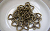 Accessories - 20 Pcs Of Antique Bronze Bow Tie Knot Charms 12x19mm A2169