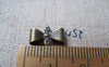 Accessories - 20 Pcs Of Antique Bronze Bow Tie Knot Connector 7x12mm A1633