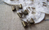 Accessories - 20 Pcs Of Antique Bronze Bow Tie Knot Connector 7x12mm A1633