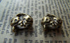 Accessories - 20 Pcs Of Antique Bronze Bra Charms 9x16mm A740