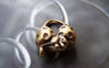 Accessories - 20 Pcs Of Antique Bronze Bra Charms 9x16mm A740