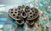 Accessories - 20 Pcs Of Antique Bronze Butterfly Charms 22x25mm A3425