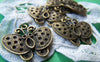 Accessories - 20 Pcs Of Antique Bronze Butterfly Charms 22x25mm A3425