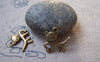 Accessories - 20 Pcs Of Antique Bronze Cat Play Yarn Ball Charms 18x18mm A5054