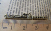 Accessories - 20 Pcs Of Antique Bronze Chinese Dragon Sword Charms Pendants Double Sided 7x43mm A1123