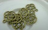 Accessories - 20 Pcs Of Antique Bronze Chinese Knot Connector Charms 17.5x21mm A5976