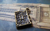 Accessories - 20 Pcs Of Antique Bronze Classic Book Charms 12x14mm A5067