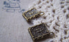 Accessories - 20 Pcs Of Antique Bronze Classic Book Charms 12x14mm A5067