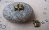 Accessories - 20 Pcs Of Antique Bronze Classic Book Charms 8x12mm A1433