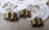 Accessories - 20 Pcs Of Antique Bronze Classic Book Charms 8x12mm A1433