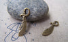 Accessories - 20 Pcs Of Antique Bronze Coiled Knife Charms Double Sided 7x25mm A1426