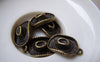 Accessories - 20 Pcs Of Antique Bronze Cowboy Hat Charms Size 13.3x22mm A4996