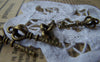 Accessories - 20 Pcs Of Antique Bronze Crown Key Skeleton Key Charms 8x23mm A186