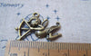 Accessories - 20 Pcs Of Antique Bronze Cupid Charms 22x26mm A4828