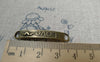 Accessories - 20 Pcs Of Antique Bronze Curved Bracelet Connector Charms 6x38mm A6209