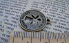 Accessories - 20 Pcs Of Antique Bronze Cut Out Angel Round Charms 19mm A1720