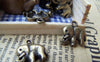 Accessories - 20 Pcs Of Antique Bronze Elephant Pendants Charms 10x14mm A663