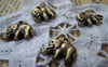 Accessories - 20 Pcs Of Antique Bronze Elephant Pendants Charms 10x14mm A663