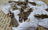 Accessories - 20 Pcs Of Antique Bronze Evening Dress Charms 9x22mm A1913