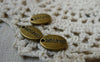 Accessories - 20 Pcs Of Antique Bronze Faithfulness Oval Charms Double Sided 10x15mm A5448