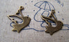 Accessories - 20 Pcs Of Antique Bronze Filigree Bird Connectors Charms 15x16mm A265