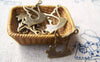 Accessories - 20 Pcs Of Antique Bronze Filigree Bird Connectors Charms 15x16mm A265