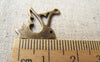 Accessories - 20 Pcs Of Antique Bronze Filigree Bird Connectors Charms 15x16mm A265