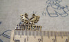 Accessories - 20 Pcs Of Antique Bronze Filigree Butterfly Charms 16x20mm A5801