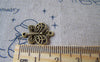 Accessories - 20 Pcs Of Antique Bronze Filigree Butterfly Connector Charms 14x17mm A5362