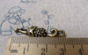 Accessories - 20 Pcs Of Antique Bronze Filigree Cat Charms 8x33mm A6865