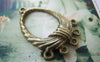 Accessories - 20 Pcs Of Antique Bronze Filigree Drop Pendant Charms 21x33mm A2450